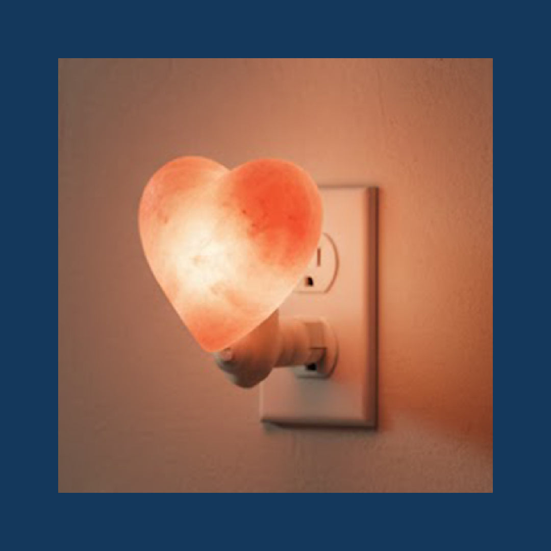 Himalayan Salt Night Light Holder – Heart Shape