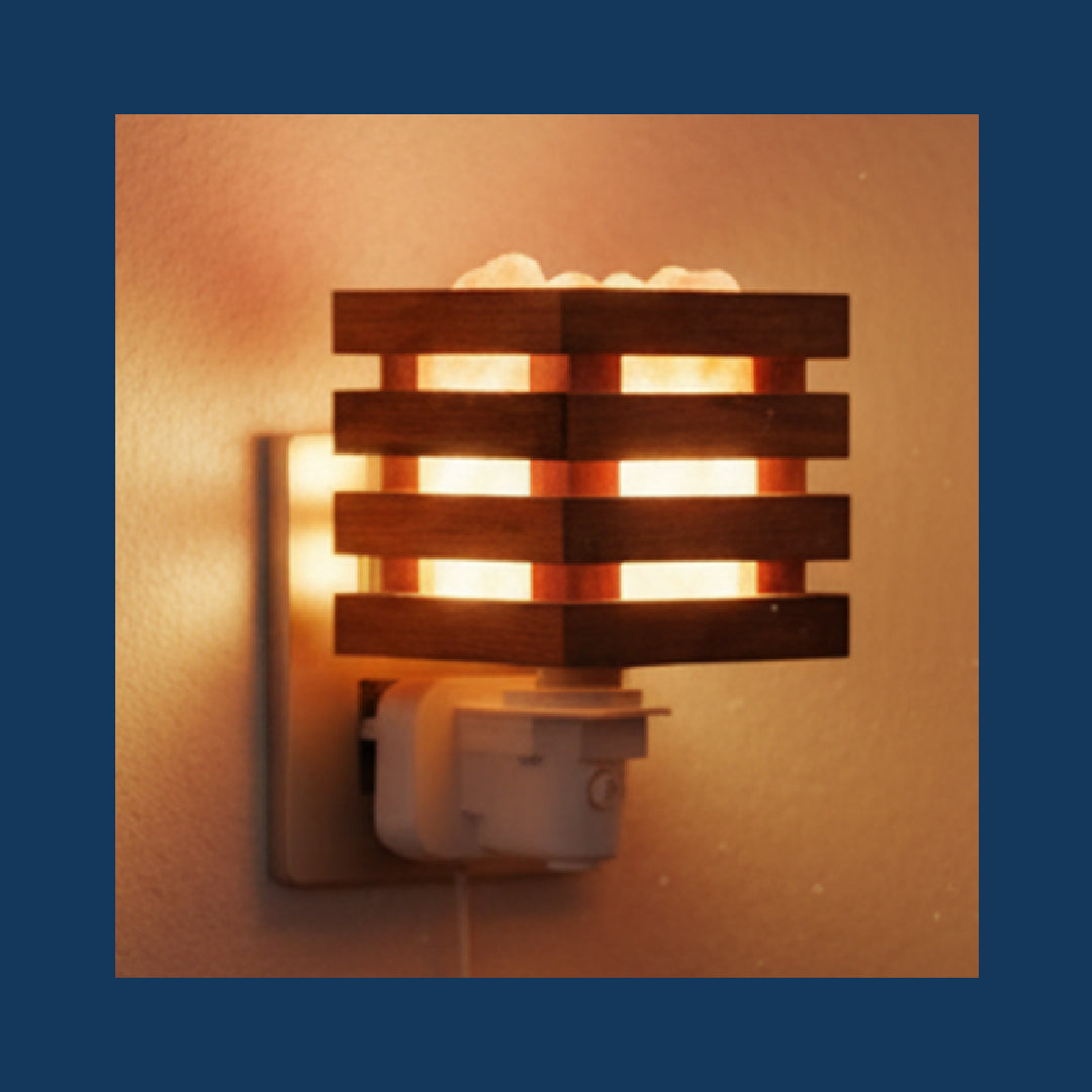 Himalayan Salt Night Light Holder – Square Shape