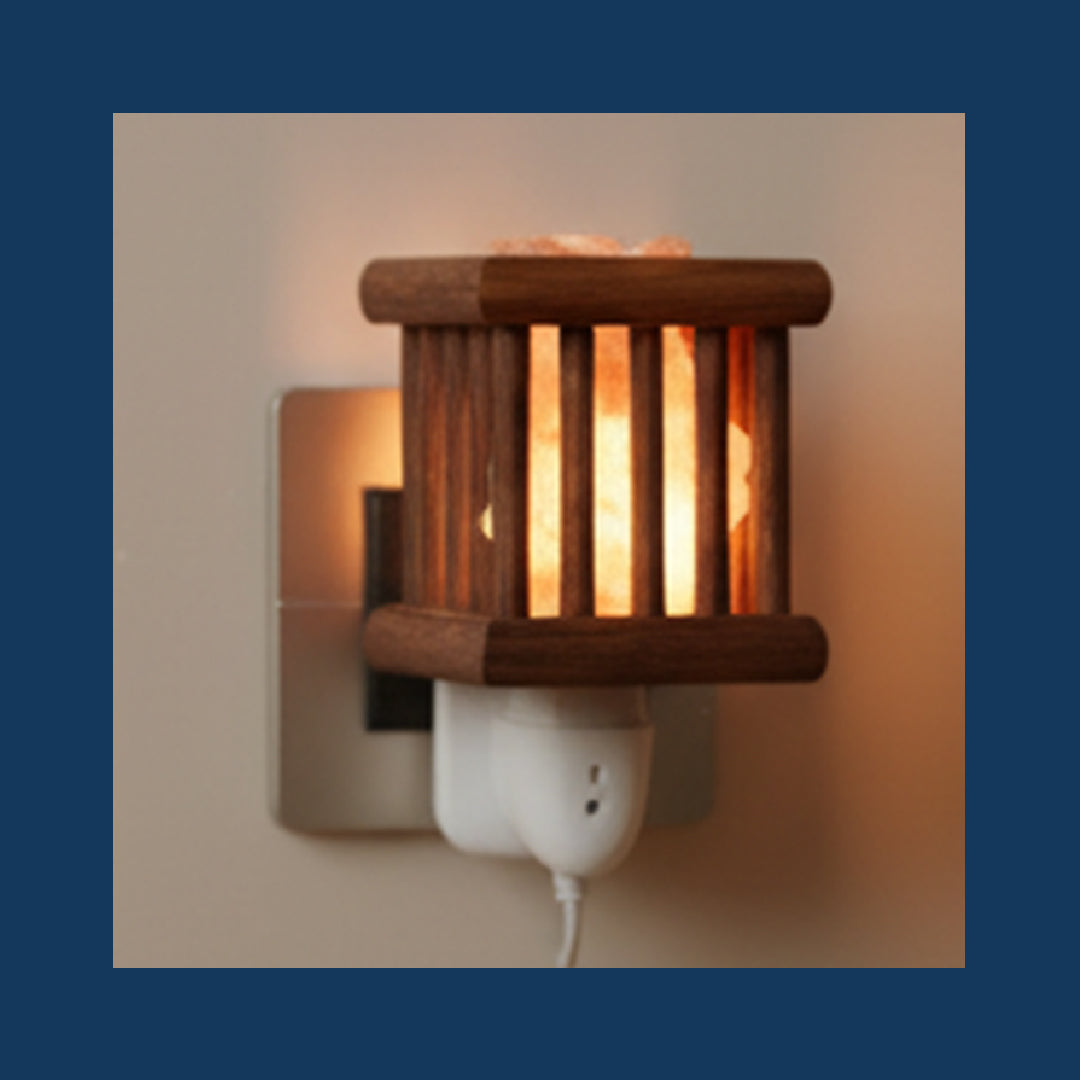 Himalayan Salt Night Light Holder – Grill Shape
