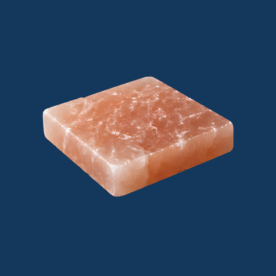 Himalayan Pink Salt Tile – Square 8 × 8 × 1 Inch