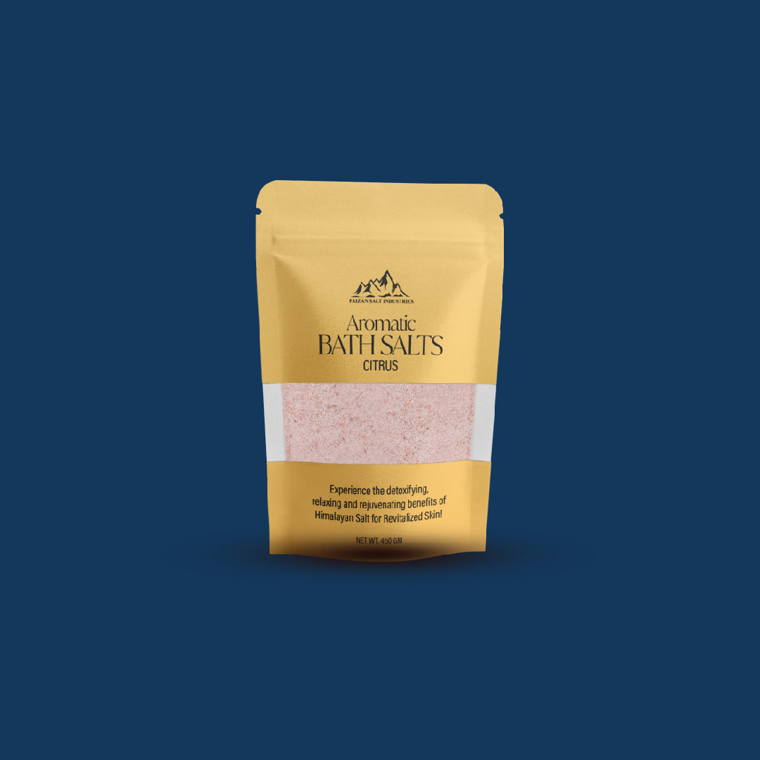 Himalayan Aromatic Bath Salt Pouch – Citrus