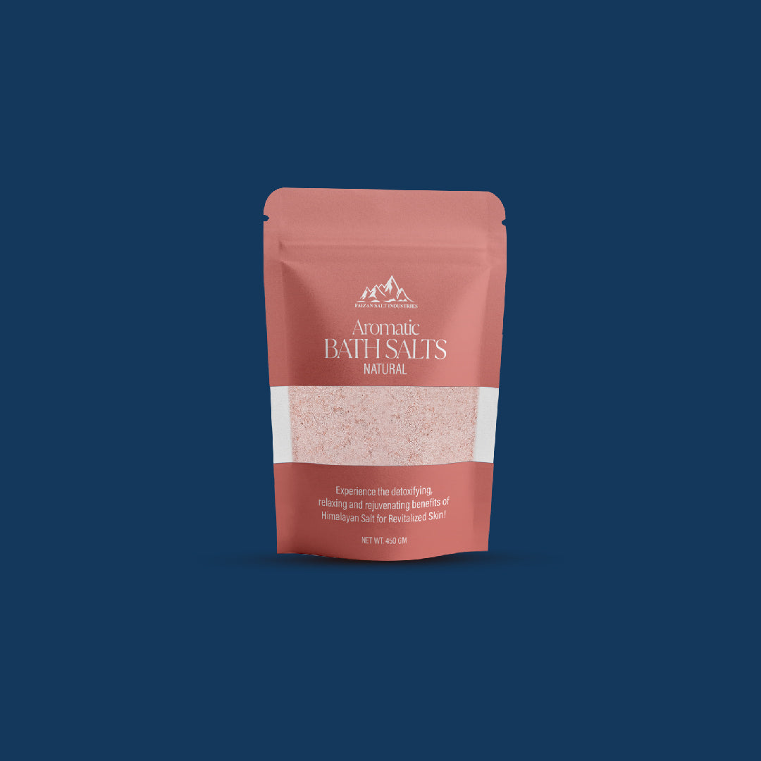 Himalayan Aromatic Bath Salt Pouch – Natural