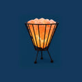 Himalayan Iron Crafted Pink Salt Lamp – Vase Shape